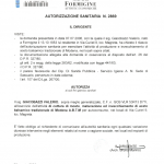 卫生授权 Acetaia 瓦列里 · Autorizzazione Sanitaria Acetaia Valeri