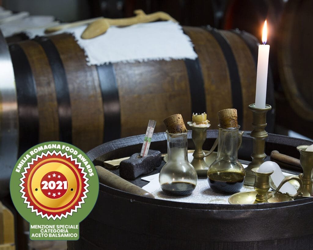 Aceto Balsamico Valeri Attestato Emilia Romagna Food Awards 2021